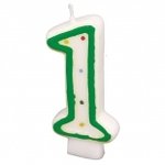 1 - Numeral Candle 4 Colors