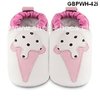 soft sole shoes white/pink icecream (S, M + XL)