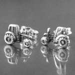 Stud Earring tractor Silver 925