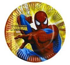 Spiderman Teller 23cm, 8er-Pack