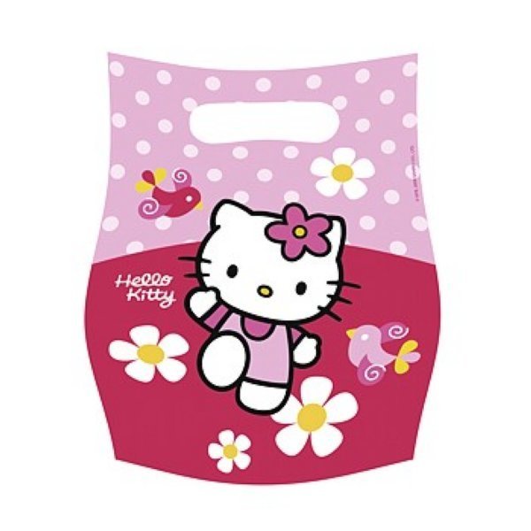 Hello Kitty Partytüten, 6er-Pack