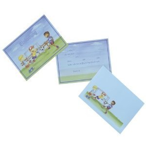 Fussball-Kids Einladungskarten, 6er-Pack