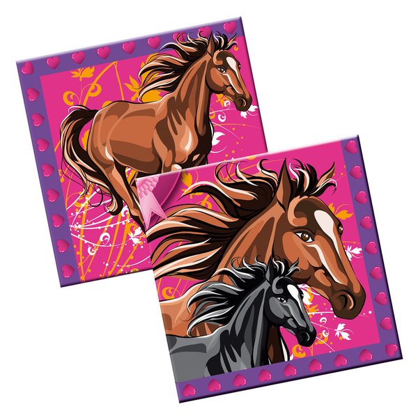 I Love Horses Servietten 33x33cm, 20er-Pack