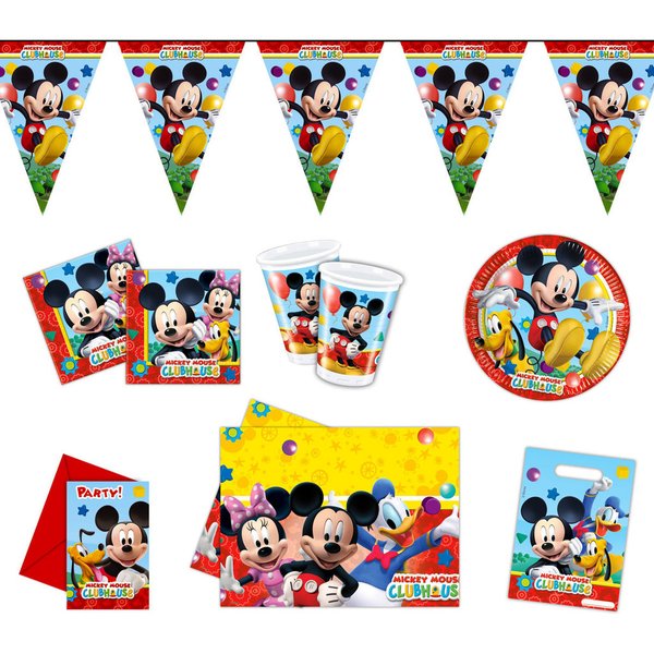 Mickey Mouse PARTY-SET, 50teilig