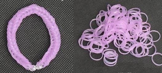 Loom Bands 600pcs UV purple