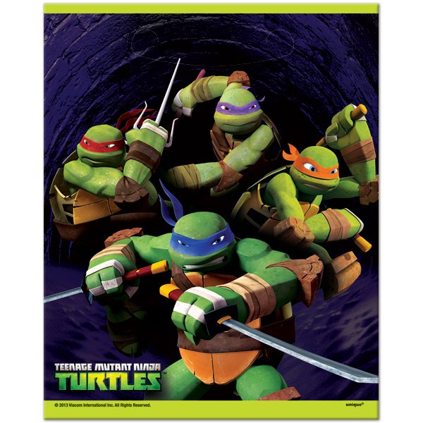 Ninja Turtles Partytüten, 8er-Pack