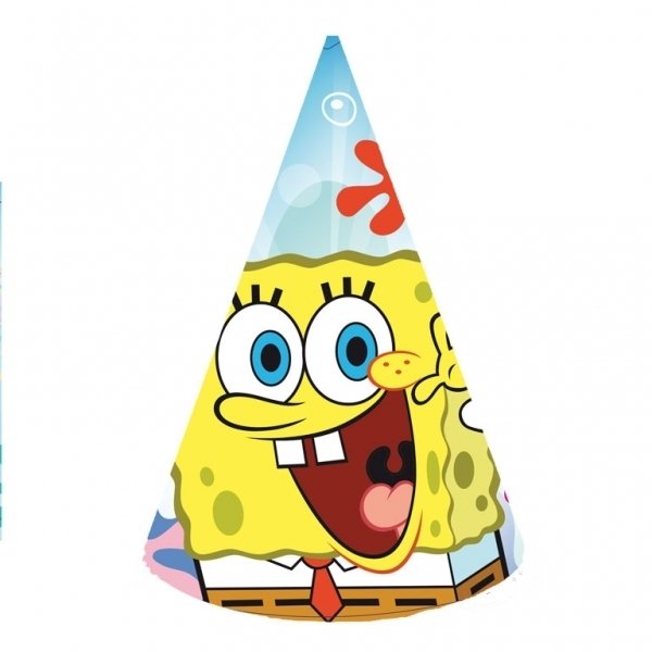 SpongeBob Partyhütchen, 6er-Pack