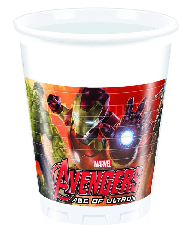 Avengers 2 Age of Ultron Trinkbecher, 8er-Pack