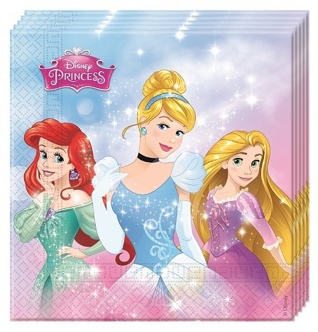 Princess Enchanting Stories Servietten 33x33cm, 20er-Pack