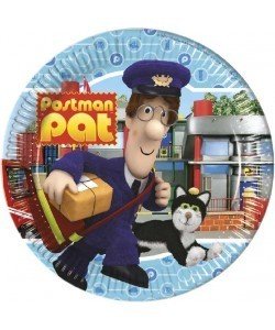Postman Pat Teller 23cm, 8er-Pack